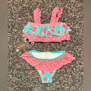 Matilda Jane Enchanted Garden Watermelon Bikini - 2T - NWT